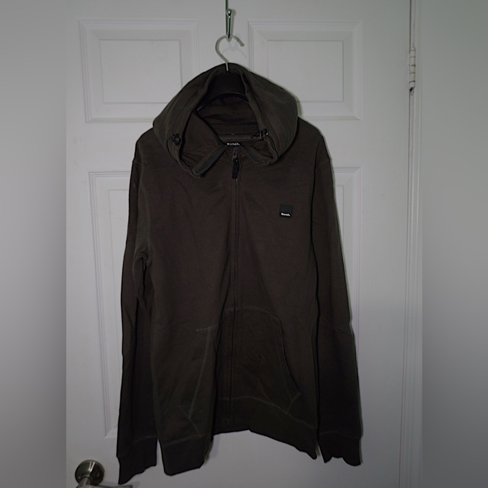 Bench Men's Olive Hooded Jacket
